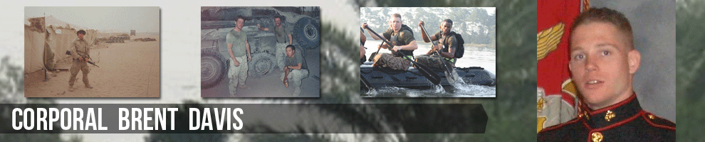 Corporal Brent Davis, USMC