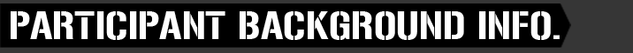 Participant Background Information
